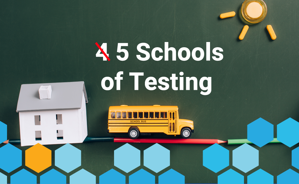 There are four, no, five schools of software testing that help us on the road to autonomous software testing.